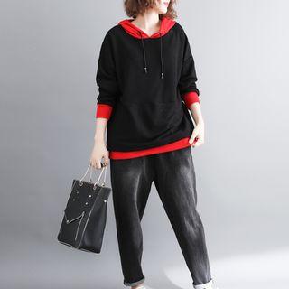 Knit Hoodie Black - One Size