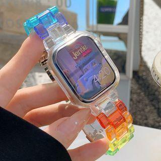 Rainbow Resin Apple Watch Band (various Designs)