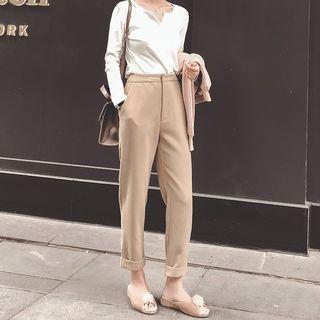 Cuffed Dress Pants