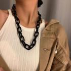 Acrylic Chunky Chain Necklace