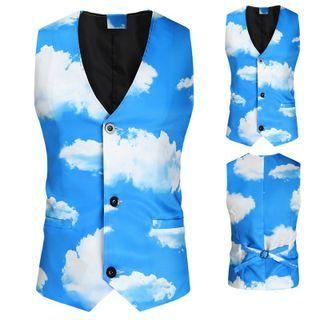 Cloud Print Vest