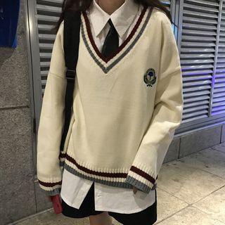 Sweater / Shirt With Tie