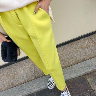 Neoprene Tapered Sweatpants