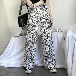 Floral Straight Fit Jeans