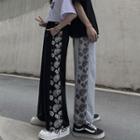 Couple Matching Paisley Print Panel Joggers