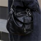 Faux-leather Crossbody Bag With Pouch