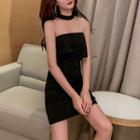Set: Mini Tube Dress + Choker