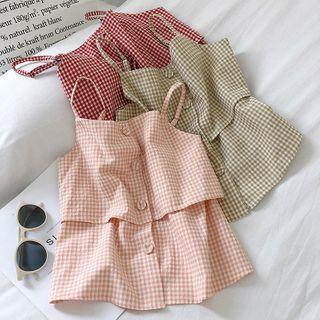 Checked Camisole