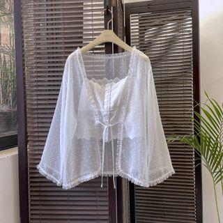 Chiffon Dots Jacket
