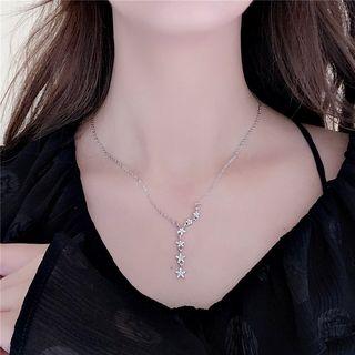 Alloy Star Pendant Y Necklace As Shown In Figure - One Size
