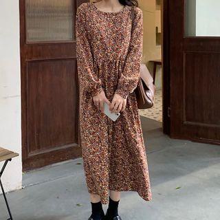 Corduroy Floral Dress