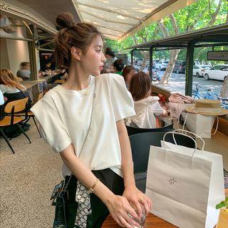 Cropped Cap-sleeve Top