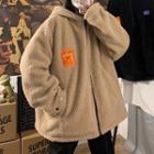 Reversible Fleece Zip Hoodie