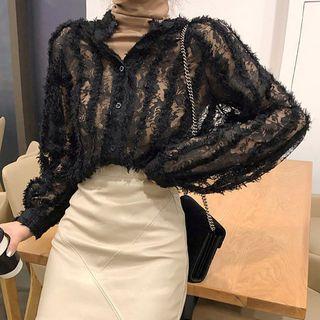 Fringe Lace Blouse