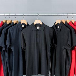 Couple Matching Polo-collar Short-sleeve Tee