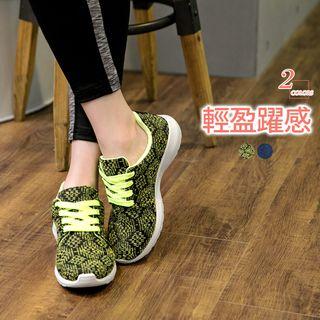 Neon Color Sports Sneakers