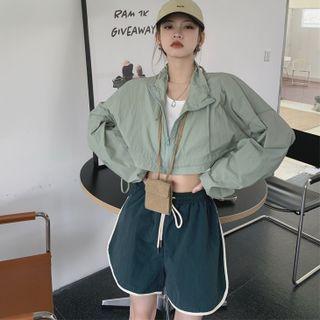 Crop Zip Jacket / Shorts