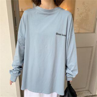 Loose Fit Long-sleeve Print T-shirt