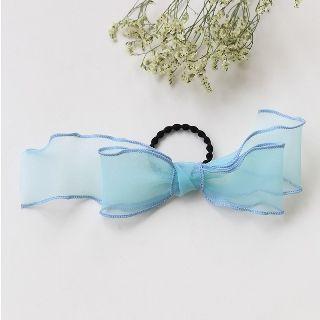 Tulle Bow-accent Hair Tie