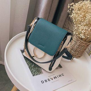 Color Block Convertible Crossbody Bag
