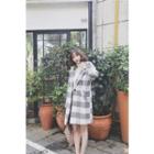 Stripe Knit Coat