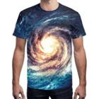Short-sleeve Universe Print T-shirt