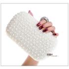 Faux Pearl Evening Clutch