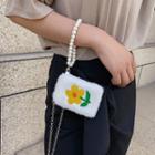 Mini Flower Embroidered Crossbody Bag