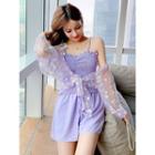 Camisole Top / Shorts / Light Jacket / Set