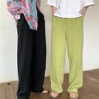 High-waist Wide-leg Linen Pants
