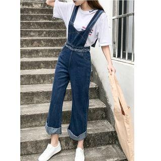 Fray Boot-cut Jumper Pants