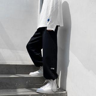 Wide-leg Straight-leg Sweatpants