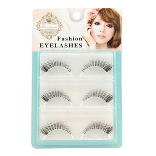False Eyelashes #ms-1 3 Pairs - One Size