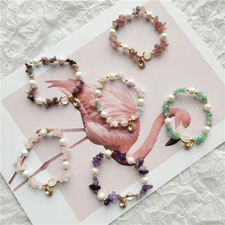 Shell & Rhinestone Bracelets
