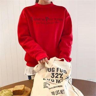 Printed Crew-neck Sweatshirt