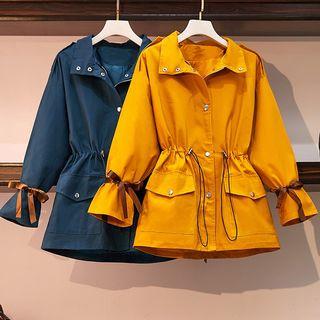 Bungee Cord Zip Coat