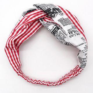 Printed & Plaid Criss Cross Headband