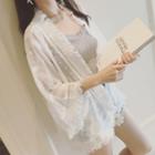 Chiffon Shawl White - One Size