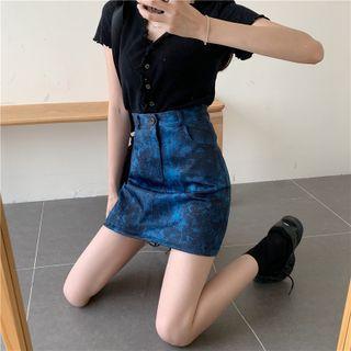 Tie-dye Print Skirt