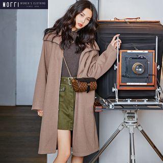 High-neck Long Jacket