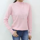 Mock-neck Knit Top In 8 Colors