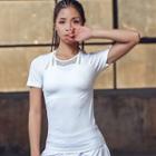 Perforated Short-sleeve Sports T-shirt