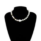 Faux Pearl Choker 2523 - Gold - One Size
