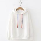 Loose-fit Hooded Sweatshirt White - One Size
