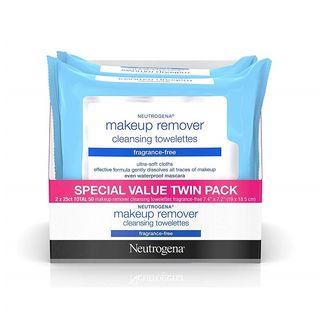 Neutrogena - Fragrance Free Makeup Remover Cleansing Towelettes 25 Ct (twin Pack) 25 Ct X 2 Pcs