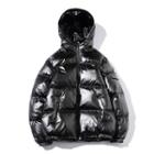 Holographic Hooded Zip Padded Jacket