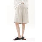 Ramie Knee-length Shorts