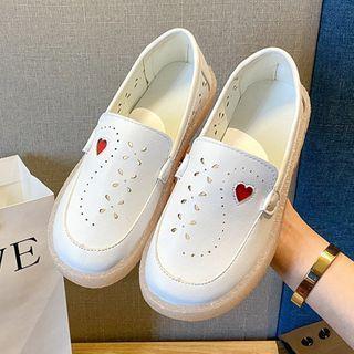 Heart Platform Loafers