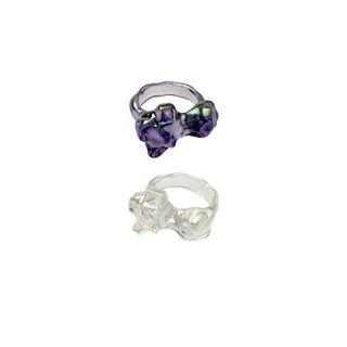 Irregular Plastic Ring