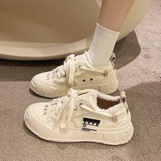 Tassel Trim Platform Sneakers